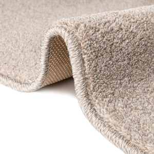 Sea Salt Ivory 3' x 5' 3 Everyday Solid Rectangle Area Rug 100% Polypropylene With Felt Backing Easy Clean Simple Carpet for Minimalist Room Decorating for Sale at Rug Engine