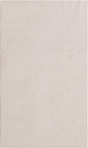 Sea Salt Ivory 3' x 5' 3 Everyday Solid Rectangle Area Rug 100% Polypropylene With Felt Backing Easy Clean Simple Carpet for Minimalist Room Decorating for Sale at Rug Engine