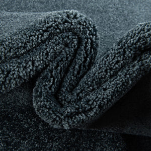 Steel blue 3' 3 x 3' 3 Everyday Solid Square Rug