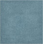 Steel blue 3' 3 x 3' 3 Everyday Solid Square Rug