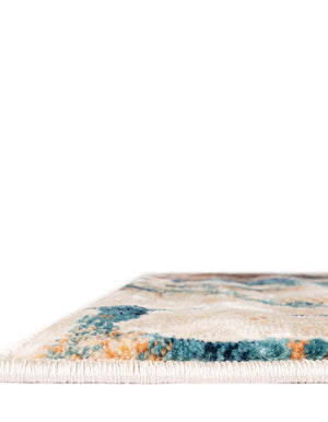 Brick Red 6' 1 x 6' 1 Mystic Square Area Rug 100% Polypropylene Abstract Modern Carpet for Living Rooms, Dining, Bedrooms, Office for Sale at Rug Engine