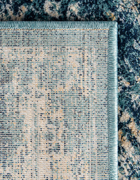 Navy Blue 7' 10 x 7' 10 Oslo Octagon Area Rug 100% Polypropylene Traditional Classic Vintage Distressed Carpet for Indoor Home Decor for Sale at Rug Engine