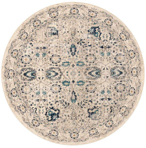 Beige 10' x 10' Oslo Round Area Rug 100% Polypropylene Traditional Classic Vintage Distressed Carpet for Indoor Home Decor for Sale at Rug Engine