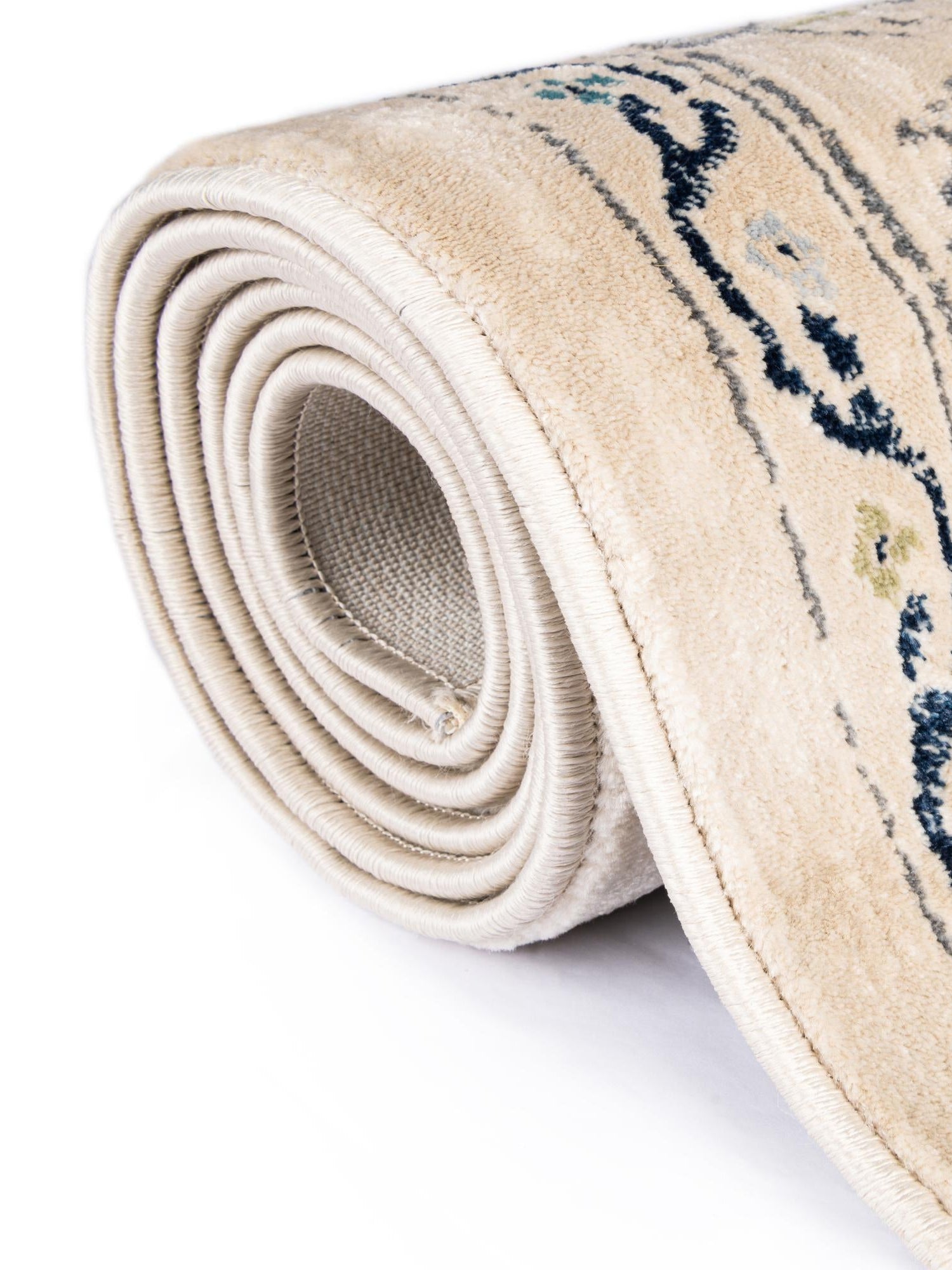 Beige 3' 3 x 3' 3 Oslo Round Area Rug 100% Polypropylene Traditional Classic Vintage Distressed Carpet for Indoor Home Decor for Sale at Rug Engine