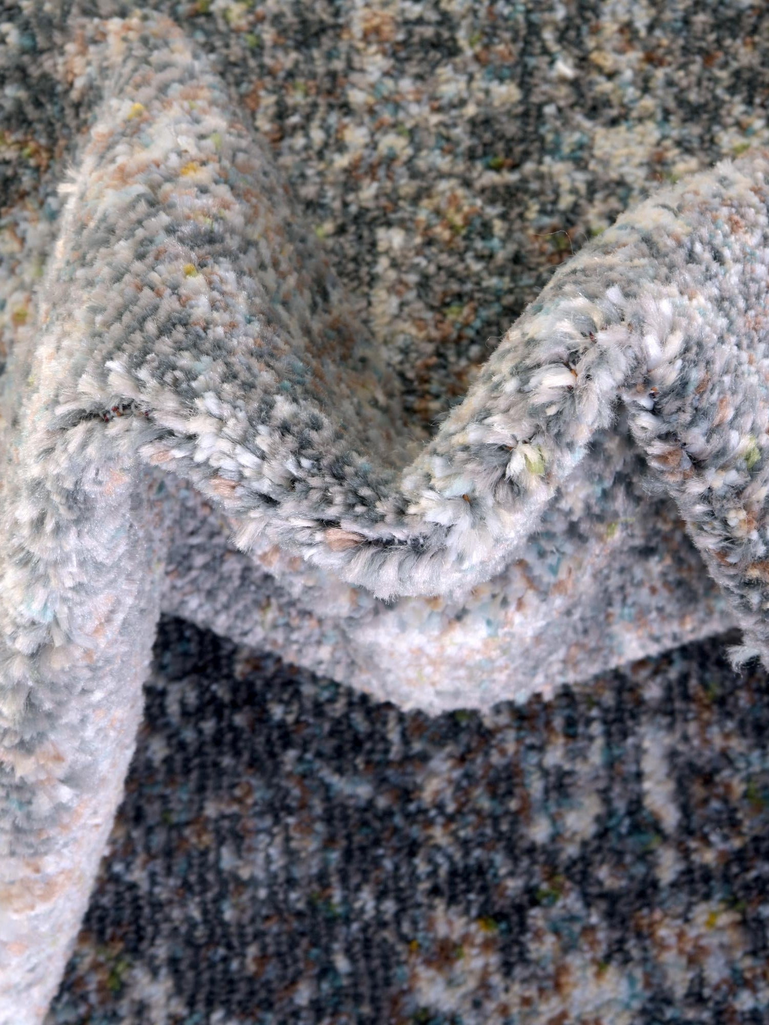 Fume Gray 4' 3 x 4' 3 Baracoa Square Area Rug 100% Polypropylene Distressed Vintage Living Dining Room Office Traditional Carpet for Sale at Rug Engine