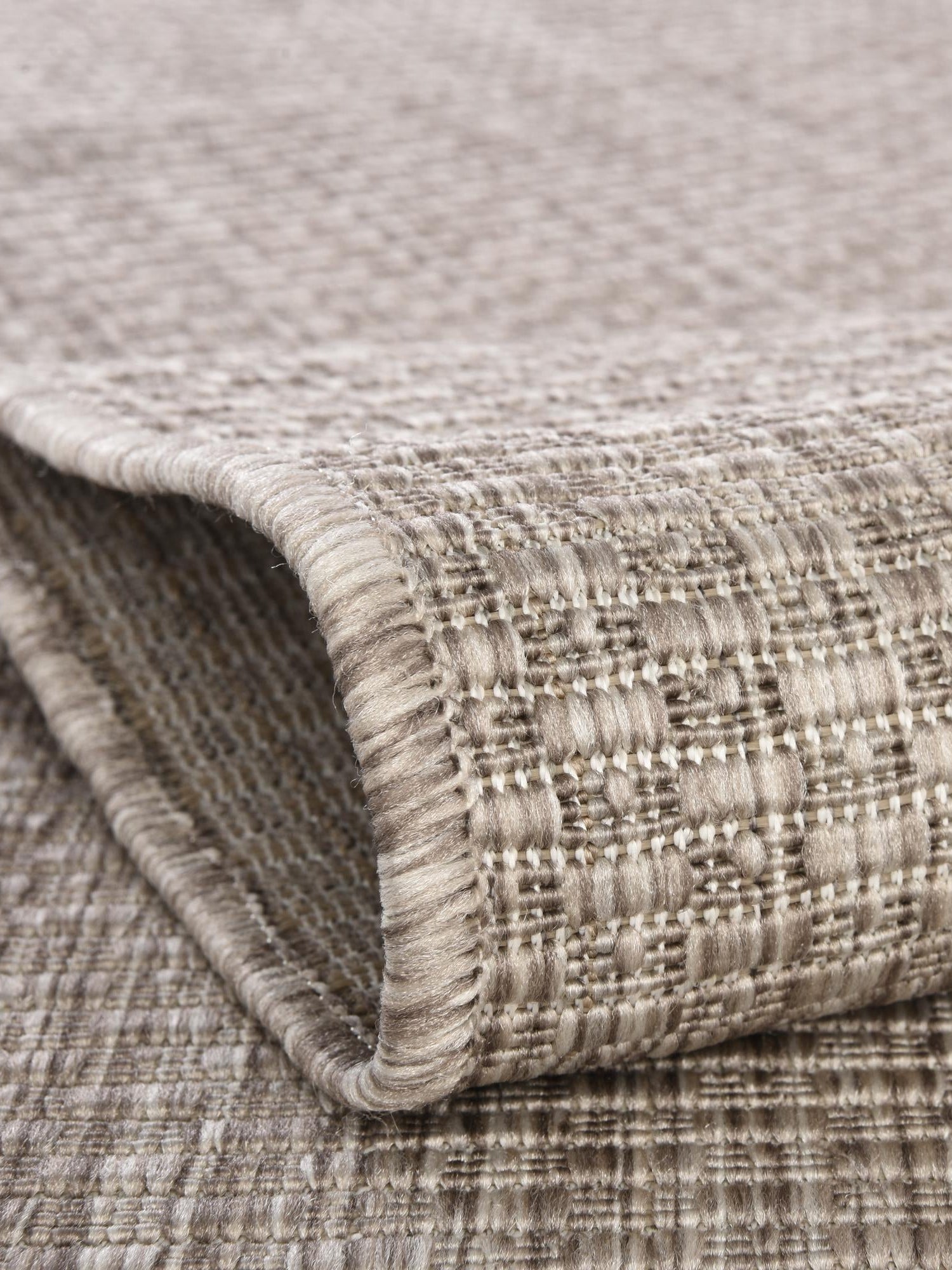 Beige 2' 7 x 4' 1 Outdoor Solid Hearth Half-Round Semicircle Area Rug Weather Resistant for Patio, Deck, Terrace, Balcony, Porch 100% Polypropylene Minimalist Waterproof Carpet for Sale at Rug Engine