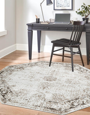 Beige 4' 1 x 4' 1 Sofia Octagon Rug