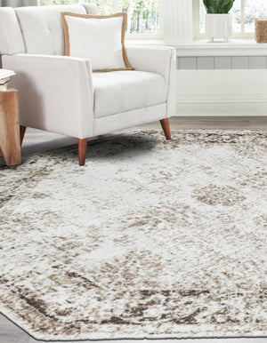 Beige 4' 1 x 4' 1 Sofia Octagon Rug