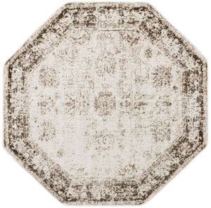 Beige 5' x 5' Sofia Octagon Rug