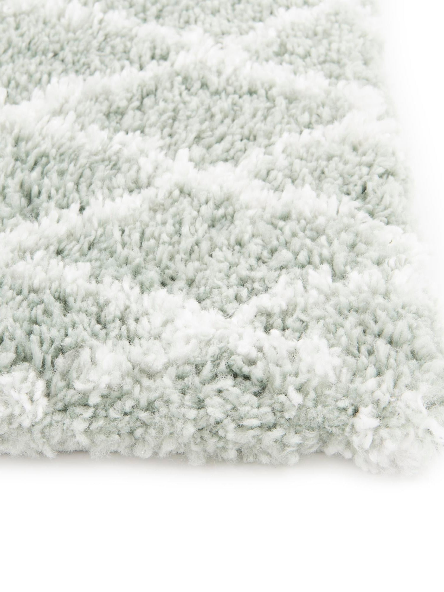 White Cyan 7' 10 x 10' Rabat Shag Rectangle Area Rug Thick Soft Touch Fluffy & Plush Shaggy Pile Durable Geometric Carpet for Luxury Interior Design for Sale at Rug Engine