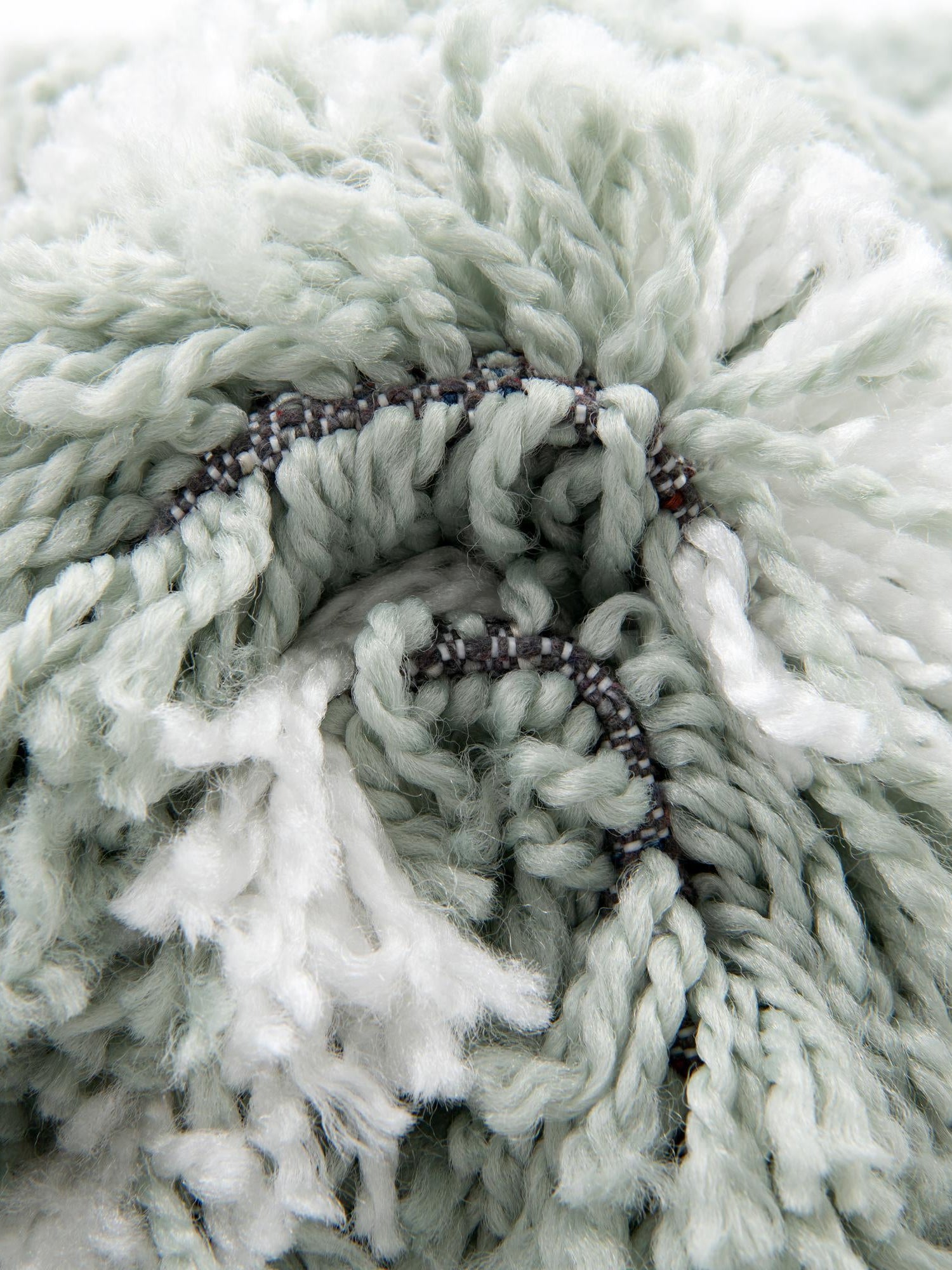 White Cyan 2' x 6' 1 Rabat Shag Runner Area Rug Thick Soft Touch Fluffy & Plush Shaggy Pile Durable Geometric Carpet for Luxury Interior Design for Sale at Rug Engine
