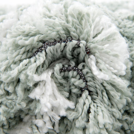 White Cyan 2' x 6' 1 Rabat Shag Runner Area Rug Thick Soft Touch Fluffy & Plush Shaggy Pile Durable Geometric Carpet for Luxury Interior Design for Sale at Rug Engine