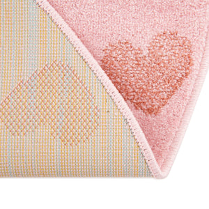 Pink 3' 3 x 3' 3 Whimsy Kids Round Rug
