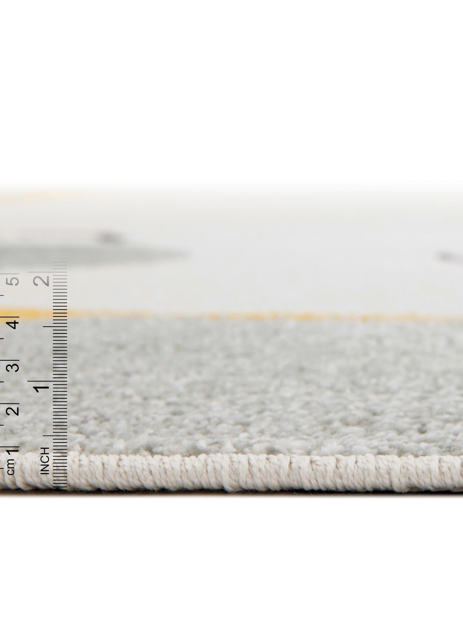 Gray 10' x 10' Whimsy Kids Round Area Rug for Baby Nursery, Toddler Playroom, Bedrooms