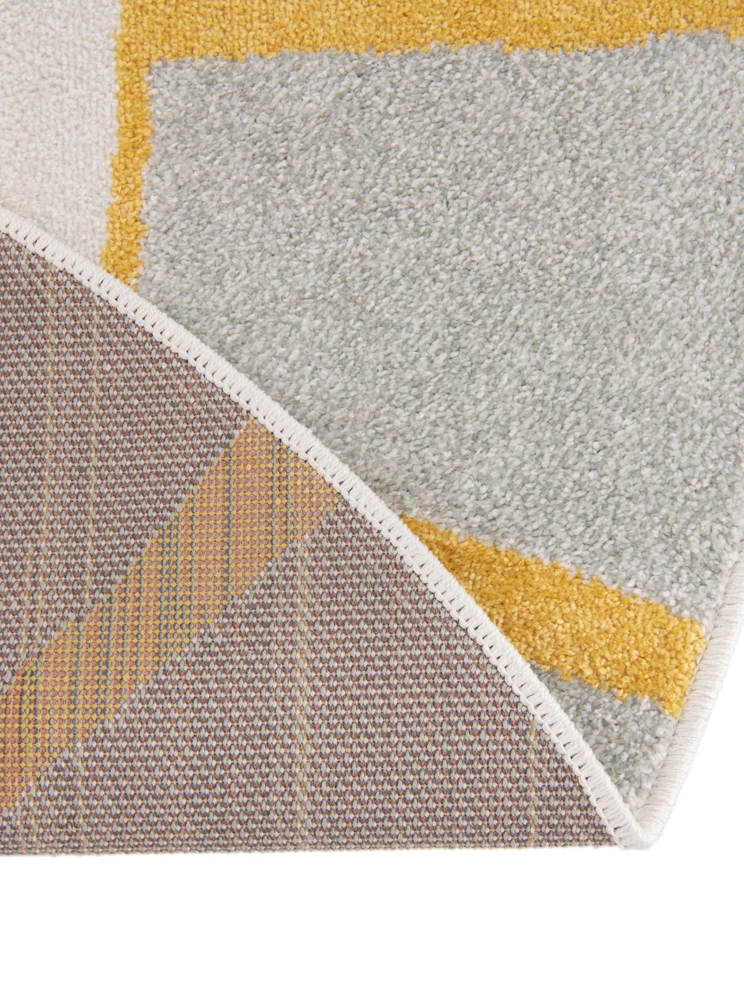 Gray 5' 3 x 5' 3 Whimsy Kids Round Area Rug for Baby Nursery, Toddler Playroom, Bedrooms