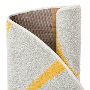 Gray 5' 3 x 5' 3 Whimsy Kids Round Rug