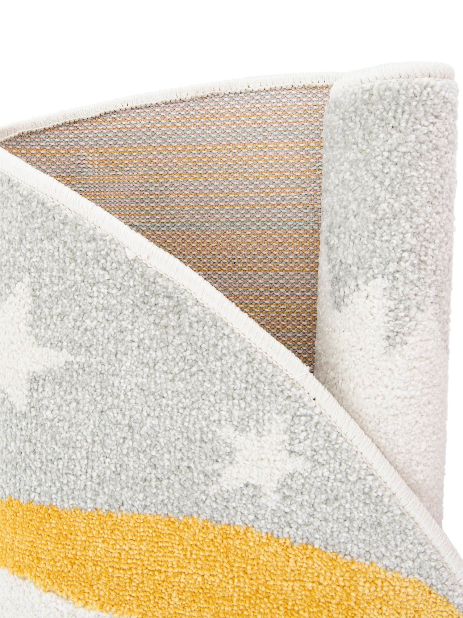 Gray 7' 10 x 7' 10 Whimsy Kids Round Area Rug for Baby Nursery, Toddler Playroom,  Bedrooms Playful Fun Design Easy Clean Carpet for Sale at Rug Engine