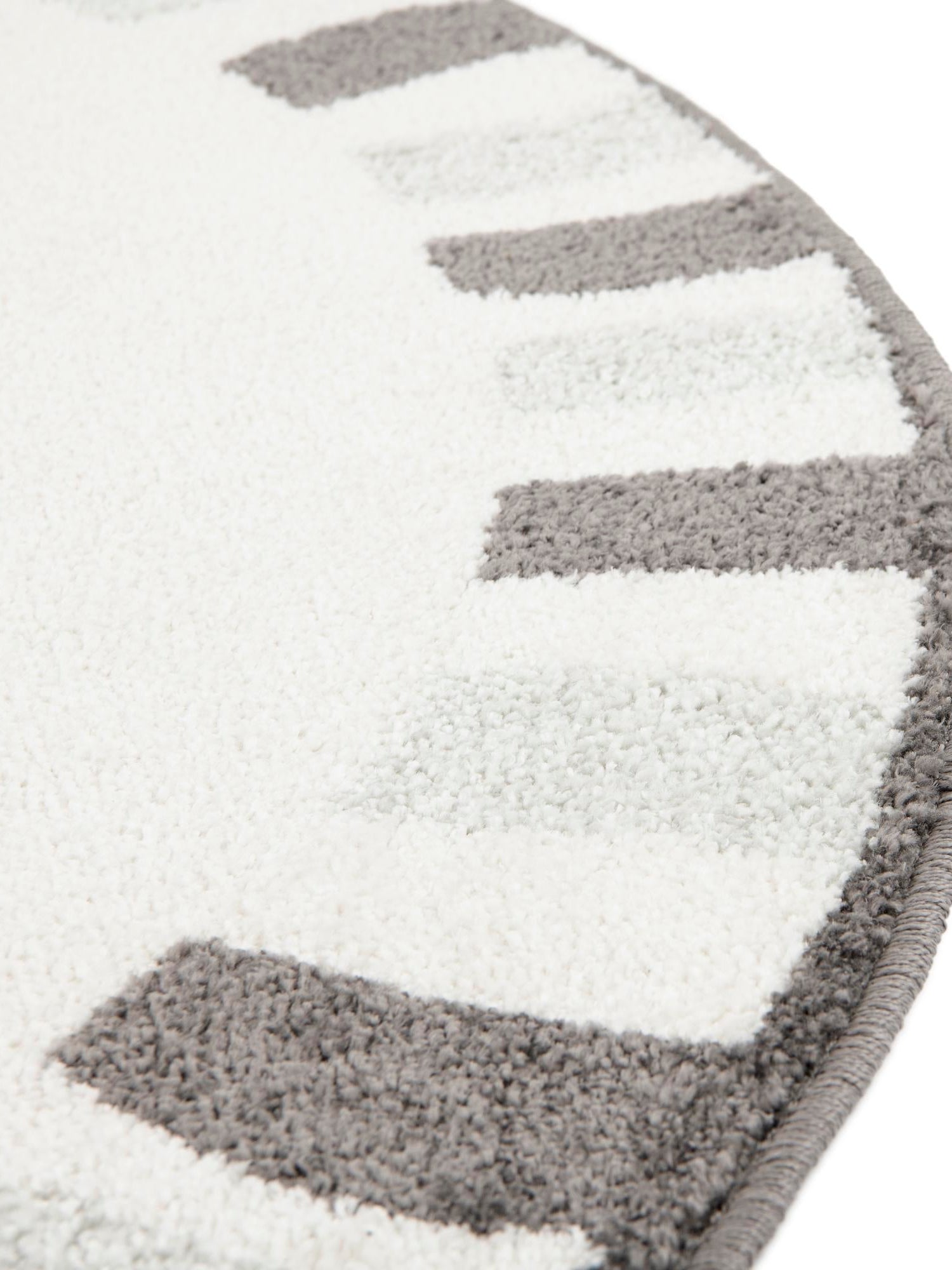 Gray 5' 3 x 5' 3 Whimsy Kids Round Area Rug for Baby Nursery, Toddler Playroom,  Bedrooms Playful Fun Design Easy Clean Carpet for Sale at Rug Engine