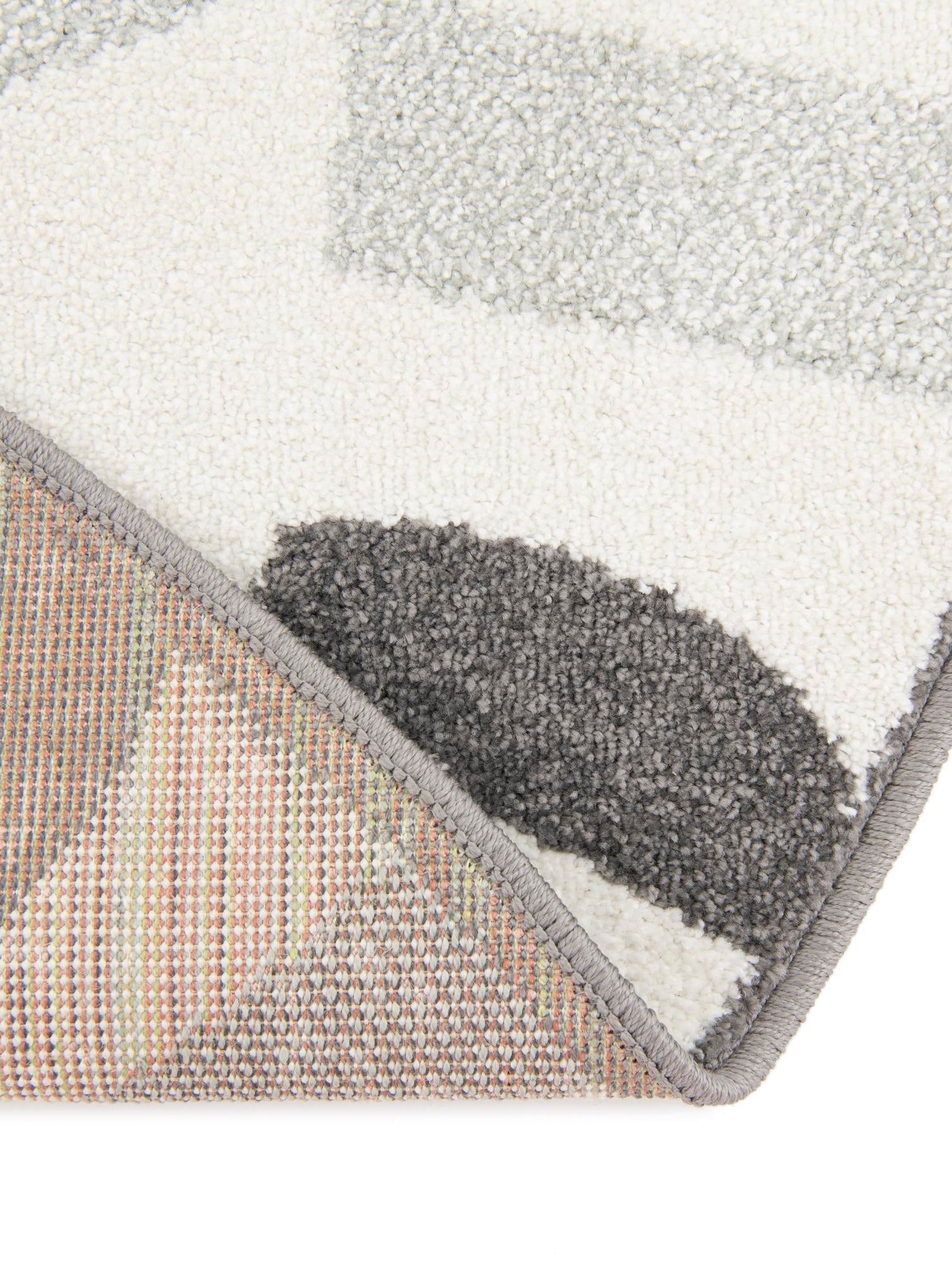 Gray 3' 3 x 3' 3 Whimsy Kids Round Area Rug for Baby Nursery, Toddler Playroom,  Bedrooms Playful Fun Design Easy Clean Carpet for Sale at Rug Engine