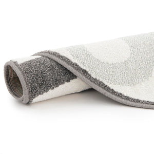 Gray 5' 3 x 5' 3 Whimsy Kids Round Rug