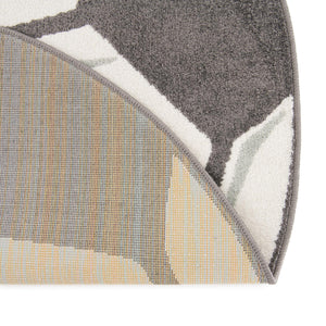 Black and White 3' 3 x 3' 3 Whimsy Kids Round Rug