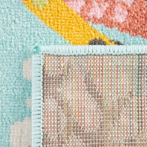 Teal 2' 2 x 3' Whimsy Kids Rectangle Rug