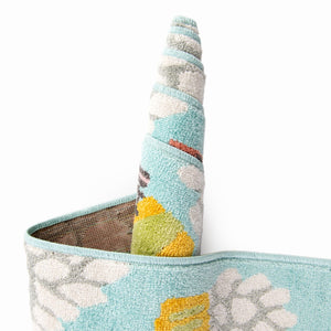 Teal 2' 2 x 3' Whimsy Kids Rectangle Rug