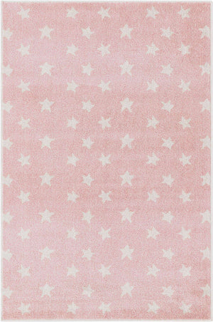 Pink 4' x 6' Whimsy Kids Rectangle Rug
