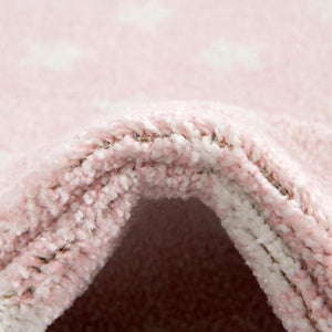 Pink 8' x 10' Whimsy Kids Rectangle Rug
