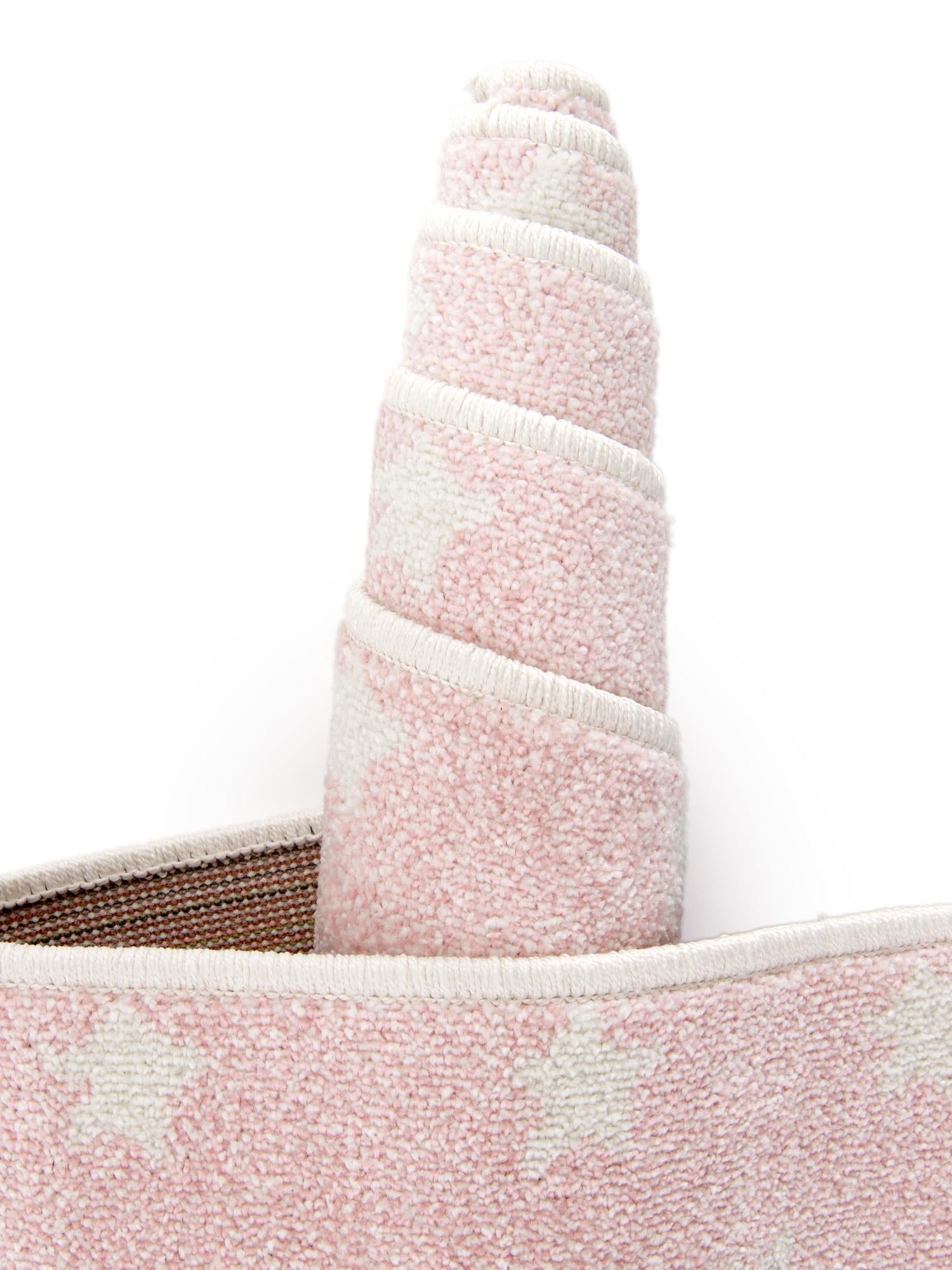 Pink 7' 10 x 10' Whimsy Kids Rectangle Area Rug for Baby Nursery, Toddler Playroom, Bedrooms