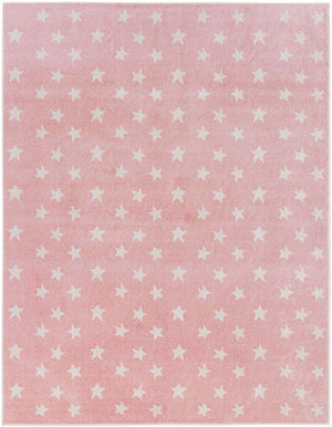 Pink 8' x 10' Whimsy Kids Rectangle Rug
