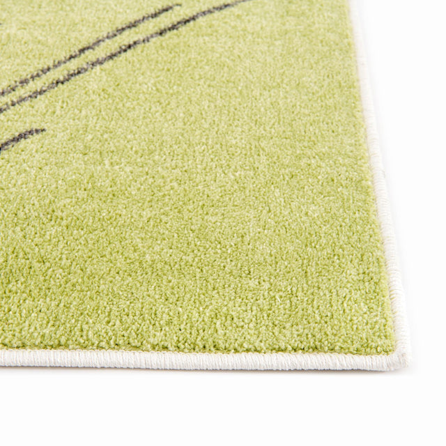 Gray 2' 2 x 3' Whimsy Kids Rectangle Rug