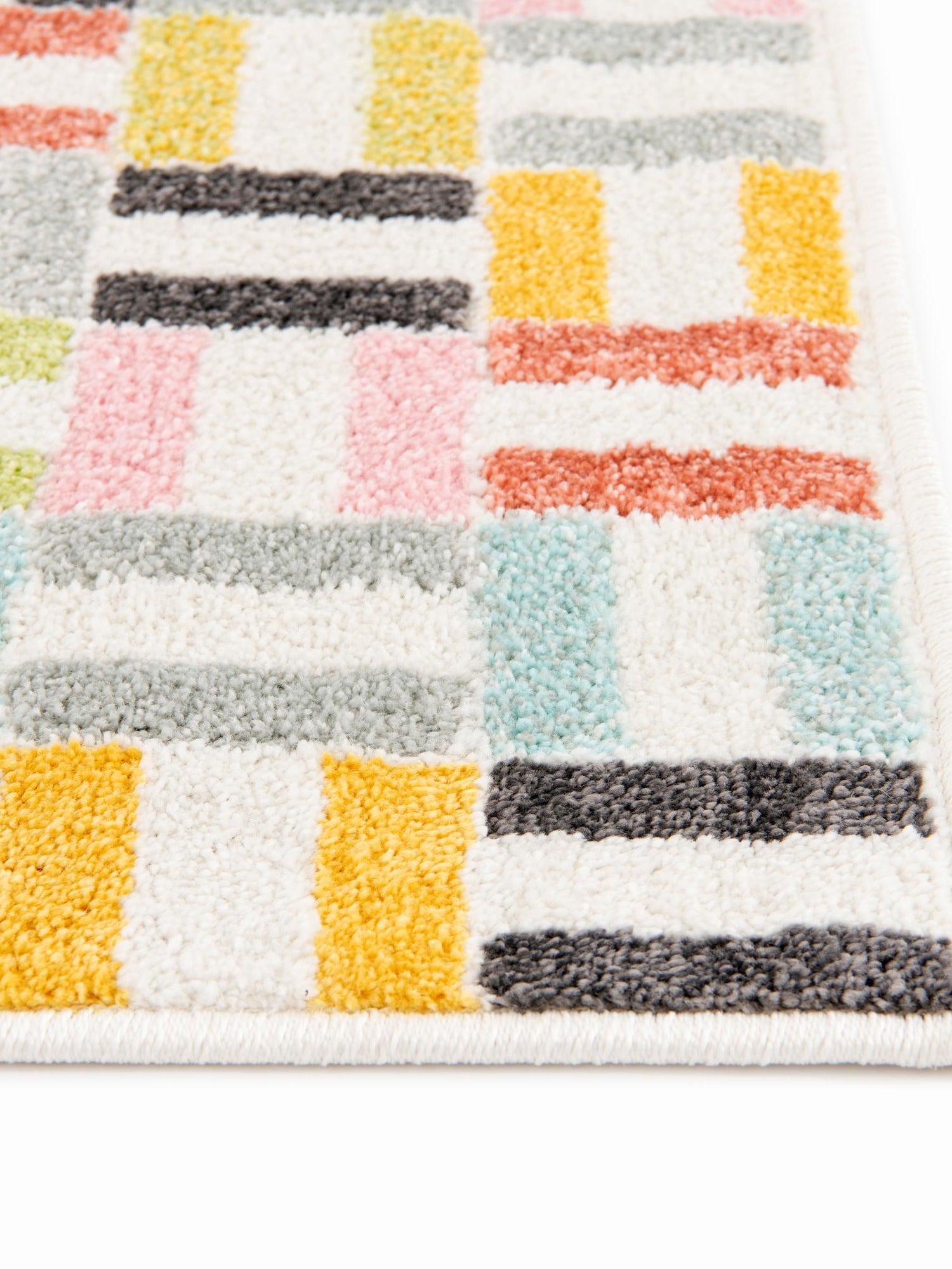 Multicolor 5' 3 x 8' Whimsy Kids Rectangle Area Rug for Baby Nursery, Toddler Playroom,  Bedrooms Playful Fun Design Easy Clean Carpet for Sale at Rug Engine