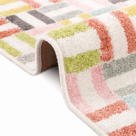 Multicolor 7' 10 x 10' Whimsy Kids Rectangle Area Rug for Baby Nursery, Toddler Playroom,  Bedrooms Playful Fun Design Easy Clean Carpet for Sale at Rug Engine