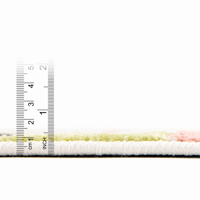 Multicolor 2' 2 x 4' Whimsy Kids Runner Rug