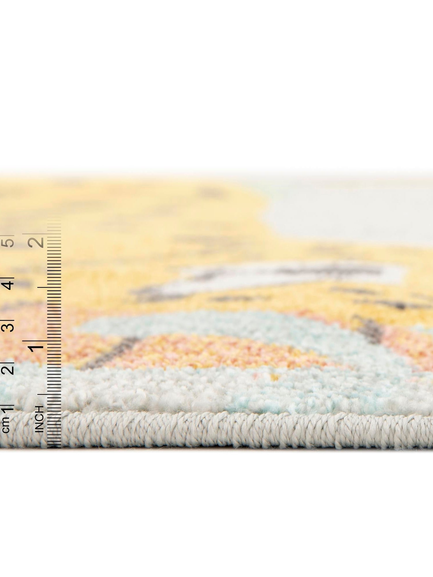 Gray 5' 3 x 8' Whimsy Kids Rectangle Area Rug for Baby Nursery, Toddler Playroom,  Bedrooms Playful Fun Design Easy Clean Carpet for Sale at Rug Engine