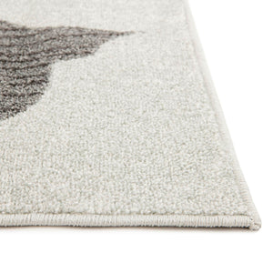 Gray 2' 2 x 3' Whimsy Kids Rectangle Rug