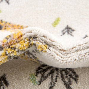Ivory 4' x 6' Whimsy Kids Rectangle Rug