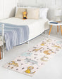 Ivory 2' 2 x 6' Whimsy Kids Runner Rug