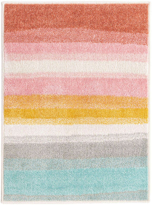 Multicolor 2' 2 x 3' Whimsy Kids Rectangle Rug