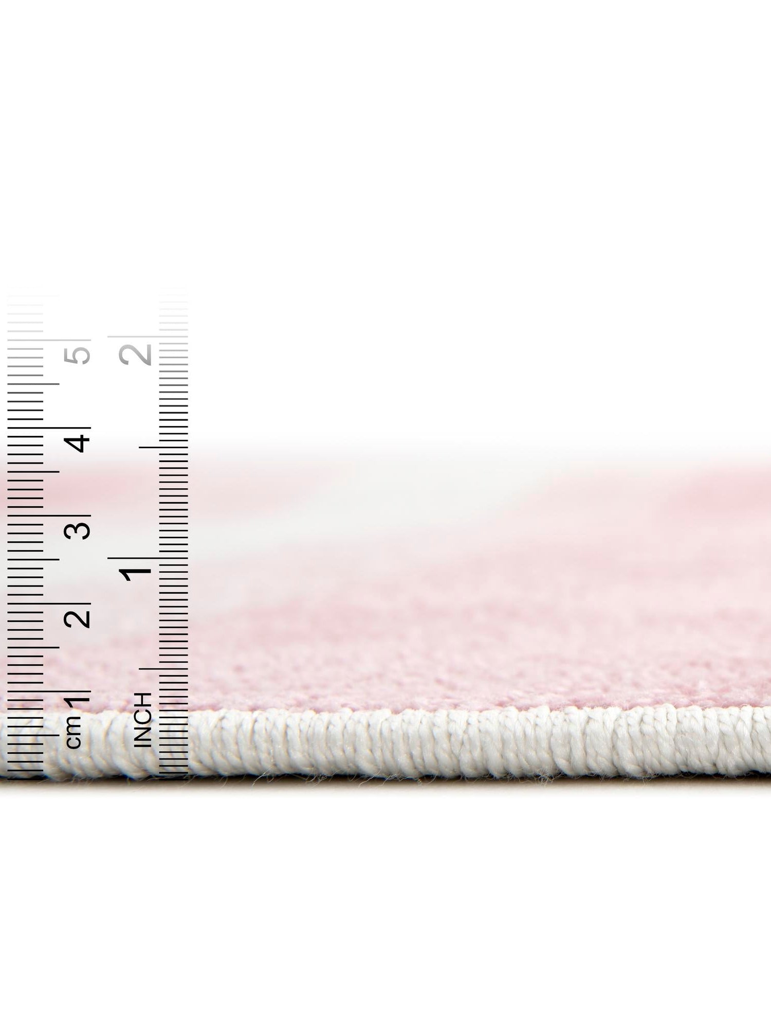 Multicolor 3' 11 x 5' 11 Whimsy Kids Rectangle Area Rug for Baby Nursery, Toddler Playroom, Bedrooms