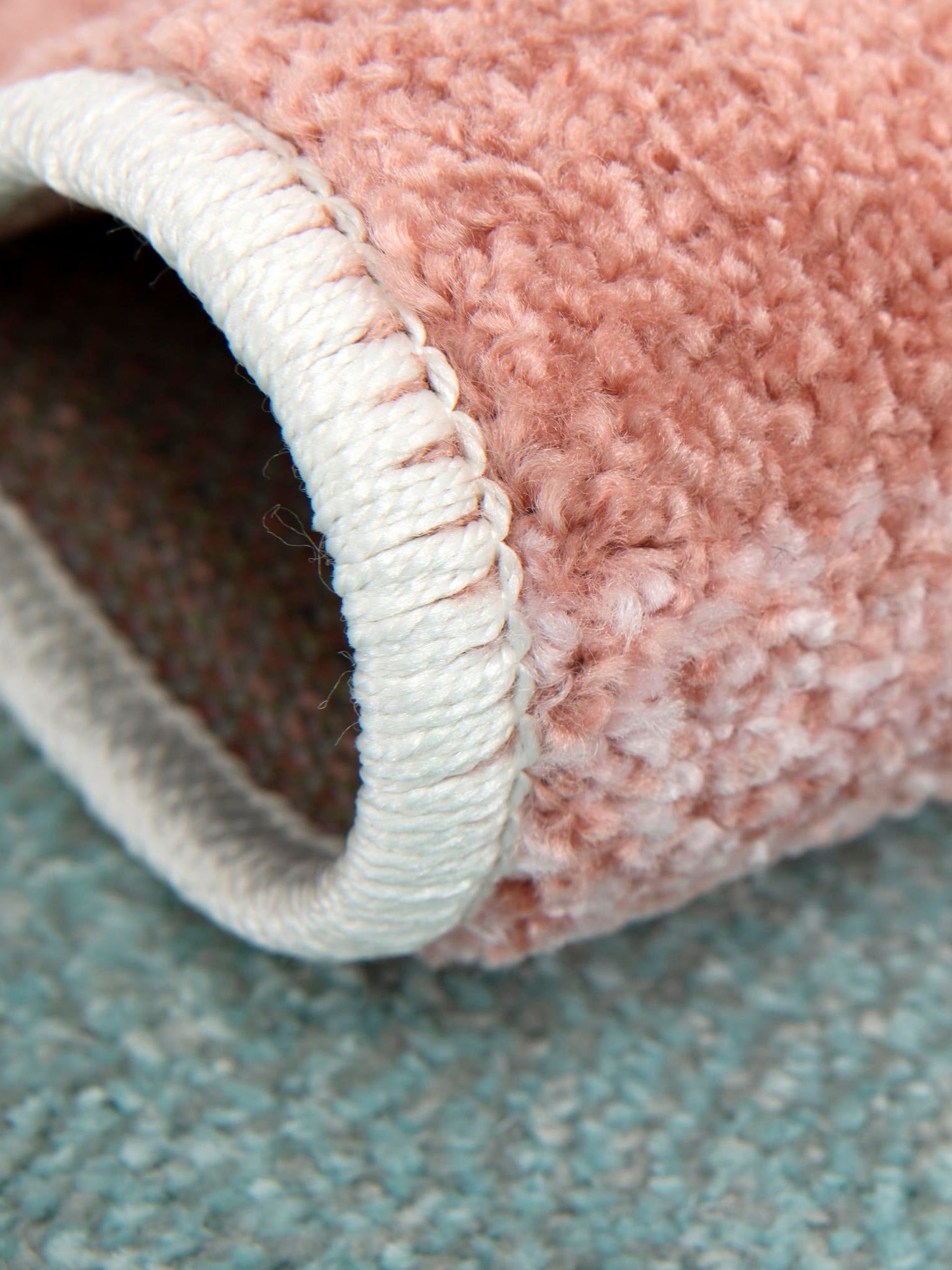 Multicolor 3' 11 x 5' 11 Whimsy Kids Rectangle Area Rug for Baby Nursery, Toddler Playroom, Bedrooms