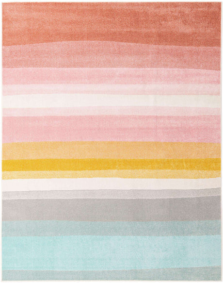 Multicolor 8' x 10' Whimsy Kids Rectangle Rug