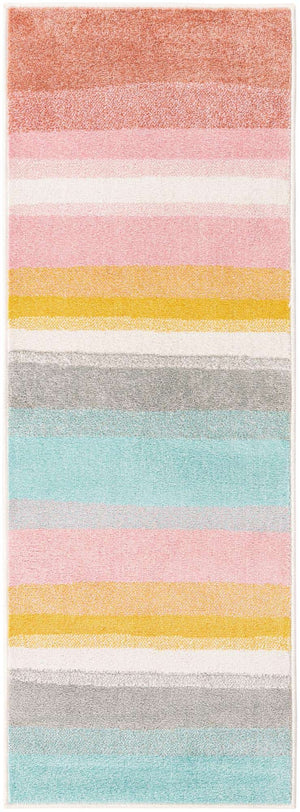 Multicolor 2' 2 x 6' Whimsy Kids Runner Rug