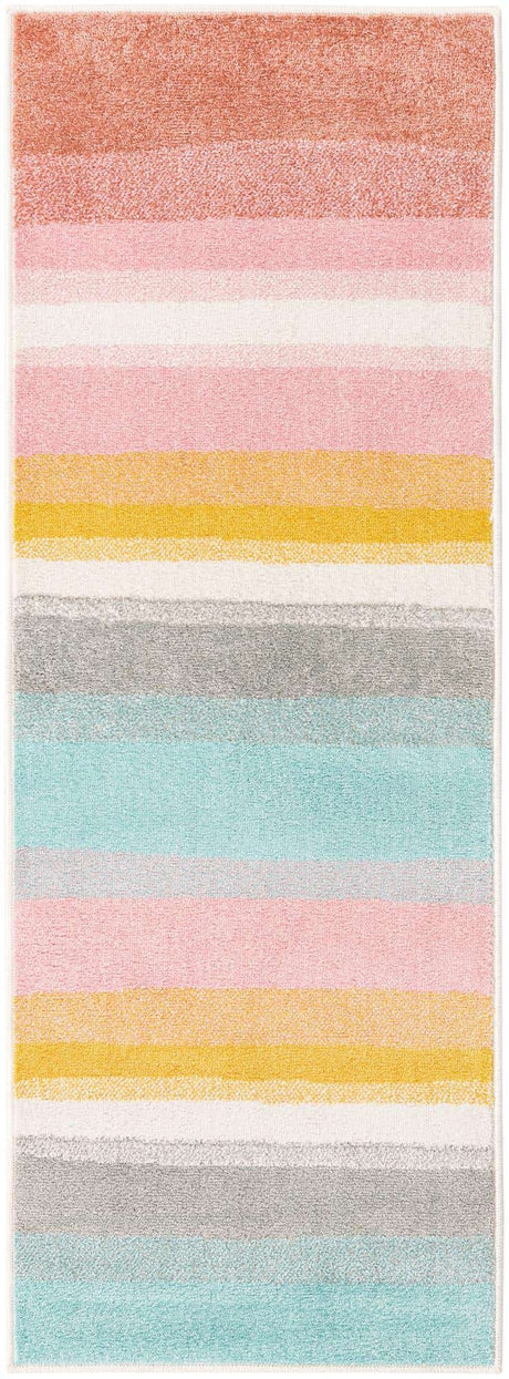 Multicolor 2' 2 x 6' Whimsy Kids Runner Rug