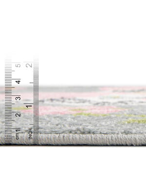 Gray 5' 3 x 8' Whimsy Kids Rectangle Rug