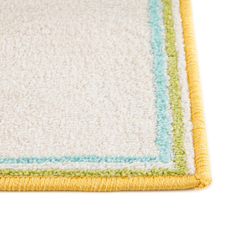 Ivory 5' 3 x 8' Whimsy Kids Rectangle Area Rug for Baby Nursery, Toddler Playroom,  Bedrooms Playful Fun Design Easy Clean Carpet for Sale at Rug Engine