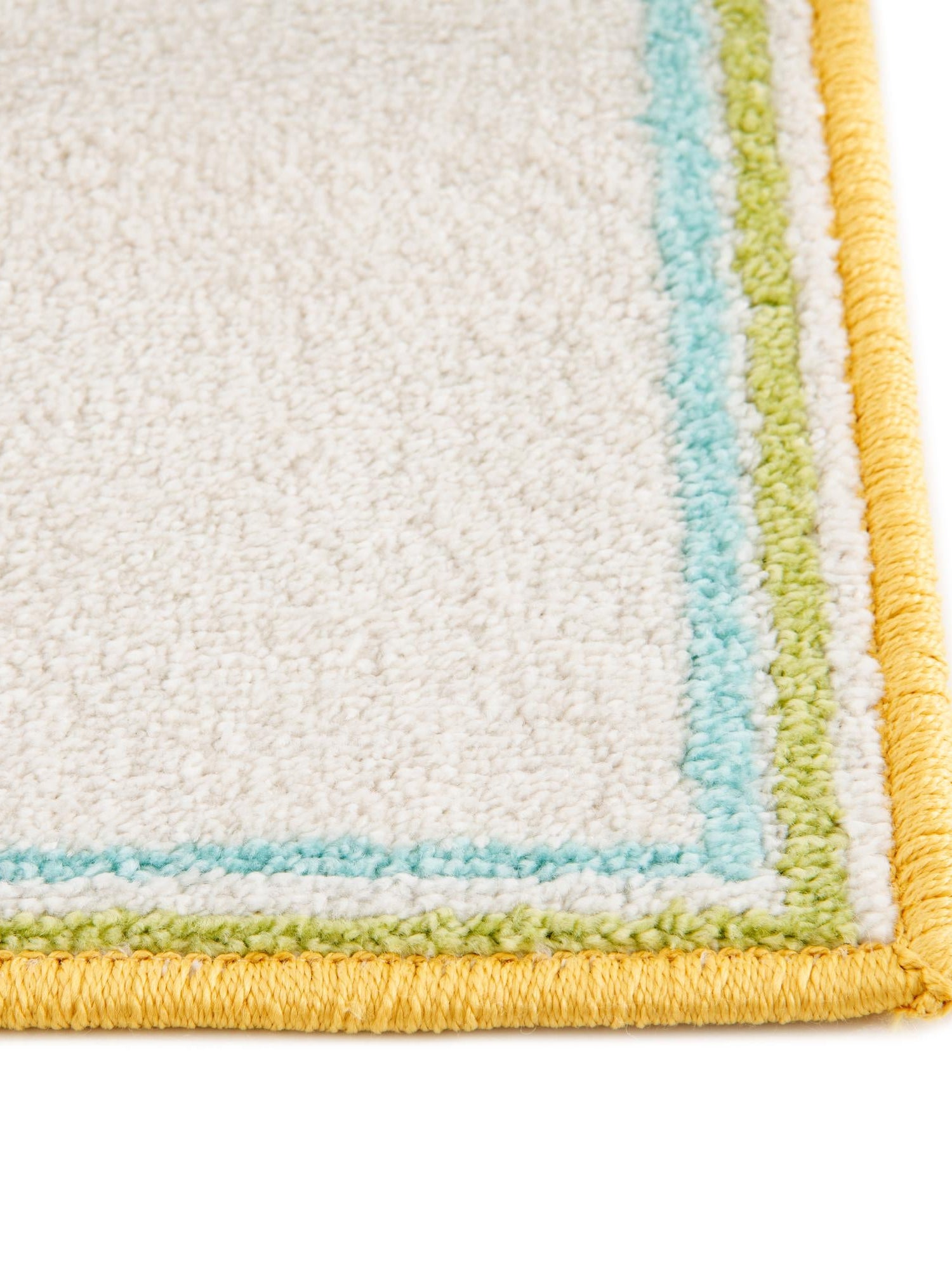 Ivory 2' 2 x 2' 11 Whimsy Kids Rectangle Area Rug for Baby Nursery, Toddler Playroom,  Bedrooms Playful Fun Design Easy Clean Carpet for Sale at Rug Engine
