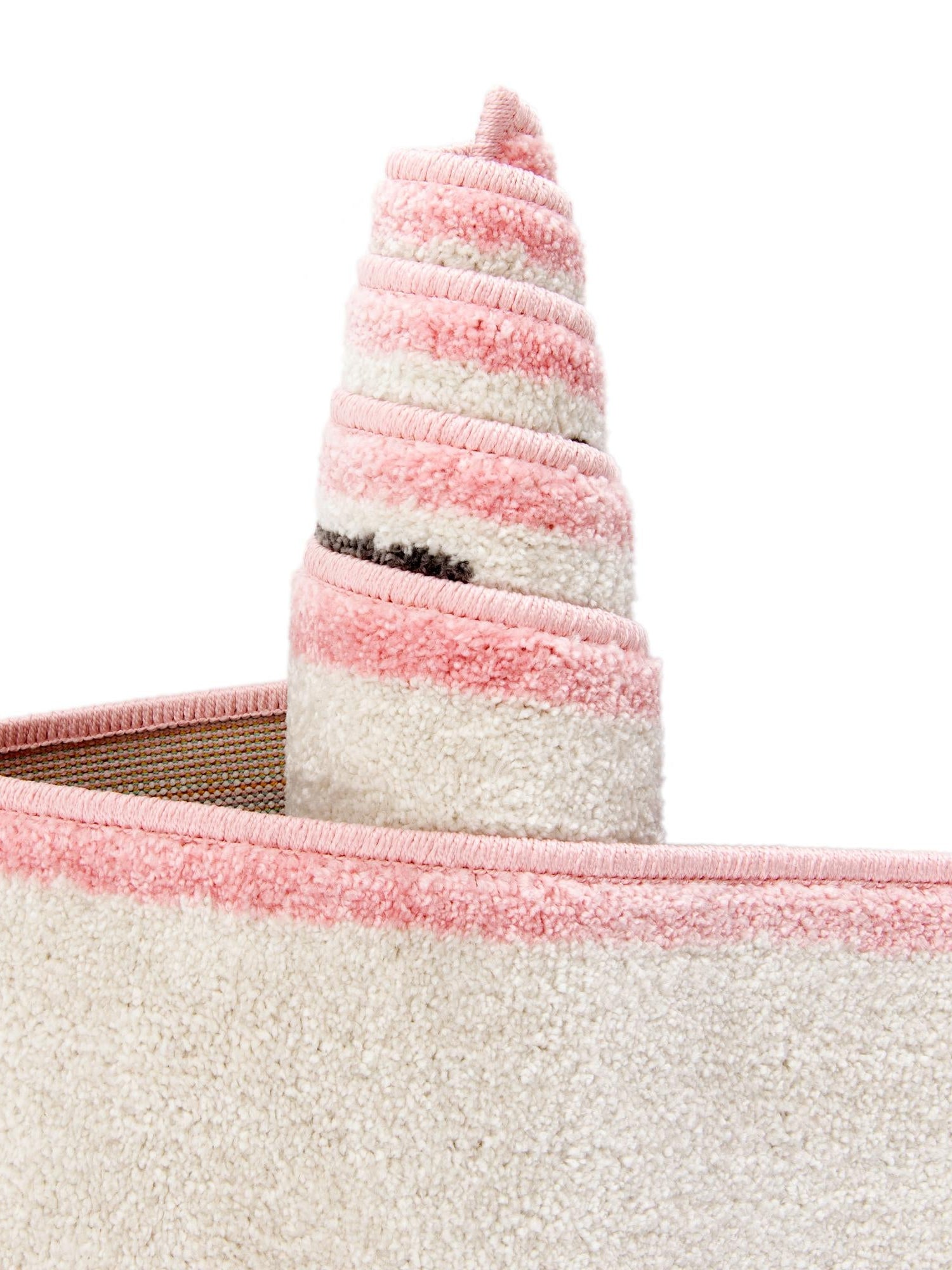 Ivory 2' 2 x 6' Whimsy Kids Runner Area Rug for Baby Nursery, Toddler Playroom, Bedrooms