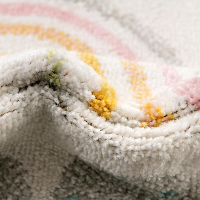 Ivory 2' 2 x 4' Whimsy Kids Runner Rug